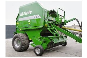 ULTRANET baling video (Mchale F550)